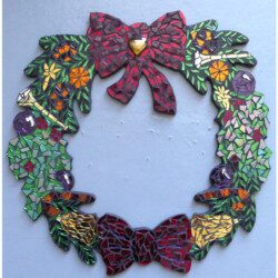 Couronne de noël image modèle pour loisirs créatifs