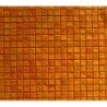 Mosaïque jaune orange émaux de venise vendu par 25 carreaux de 1.5 par 1.5cm
