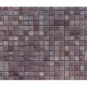 Mosaïque rose parme émaux de Venise vendu par 25 carreaux de 1.5 cm