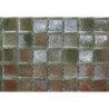 Gris argent strié mosaïque vetrocristal 2 par 2 cm par 16 carreaux