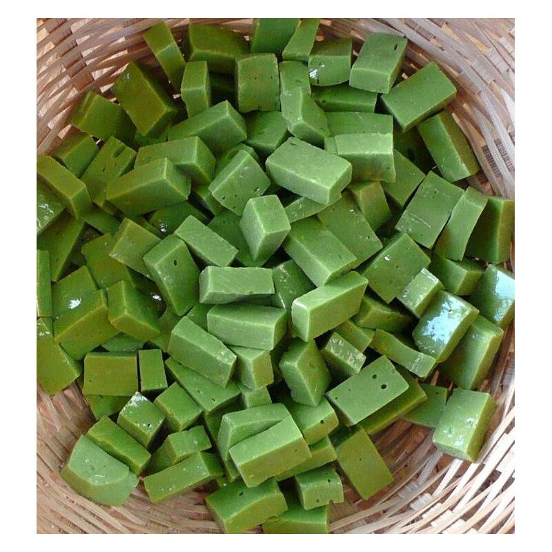 Vert mosaïque smalt vert tendre M9 par 100g