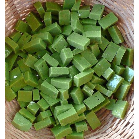 Vert mosaïque smalt vert tendre M9 par 100g
