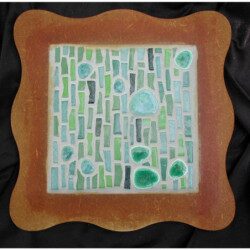 Dessous de plat mosaïque modèle pour loisirs créatifs