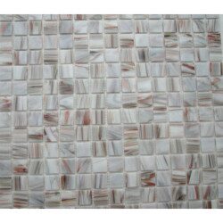 Gris beige marbré New Trianon mosaïque pâte de verre par 25 carreaux