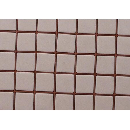 Blanc cassé / chaux mosaïque briare mat par 100g