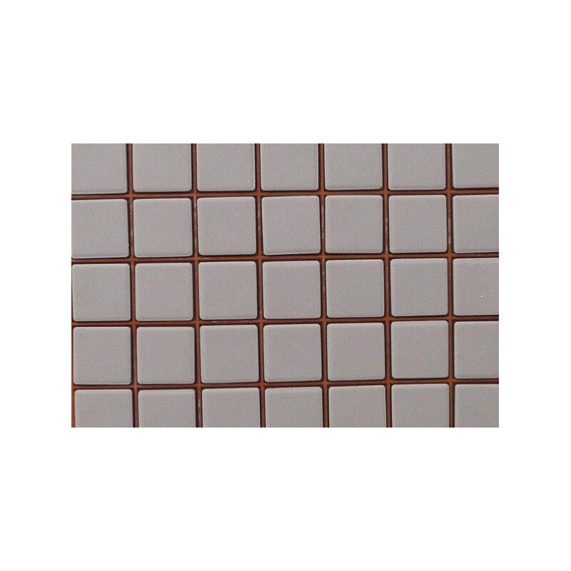 Gris clair / calcédoine mosaïque Briare mat par 100g
