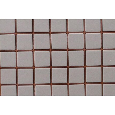 Gris clair / calcédoine mosaïque Briare mat par 100g