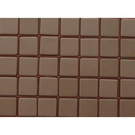 Brun noisette / silex mosaïque Briare mat par 100g