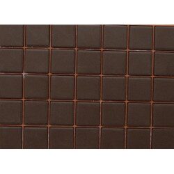 Brun chocolat / jaspe mosaïque Briare mat par 100g