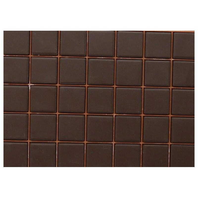 Brun chocolat / jaspe mosaïque Briare mat par 100g