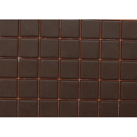 Brun chocolat / jaspe mosaïque Briare mat par 100g