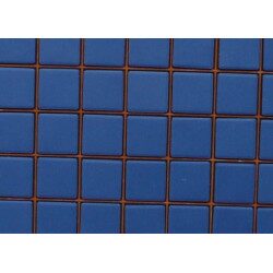 Bleu foncé / saphir mosaïque Briare mat par 100g