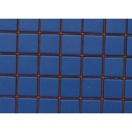 Bleu foncé / saphir mosaïque Briare mat par 100g