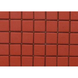 Jaune orange foncé / minium mosaïque Briare mat par 100g
