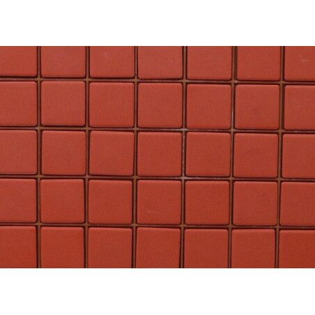 Jaune orange foncé / minium mosaïque Briare mat par 100g