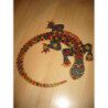 Salamandre 26 cm support bois pour mosaïque