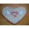 Cur 26 cm par 23 cm support bois pour mosaïque