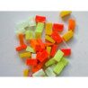 Jaune assortiment mosaïque smalt jaune orange vif de M76/M80 par 100g