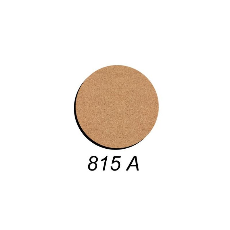 Dessous de verre rond 10 cm support bois médium mdf pour mosaïque
