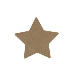 Etoile 10 cm support bois pour mosaïque