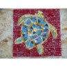 Tortue de mer 27 par 26 cm support bois médium mdf pour mosaïque