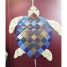 Tortue de mer 27 par 26 cm support bois médium mdf pour mosaïque