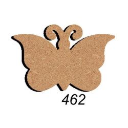 Papillon 15 par 10 cm support bois mdf pour mosaïque