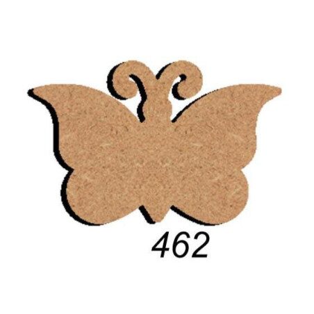 Papillon 15 par 10 cm support bois mdf pour mosaïque