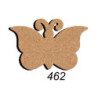 Papillon 15 par 10 cm support bois mdf pour mosaïque
