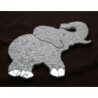 Éléphant n°2 15 cm support bois pour mosaïque
