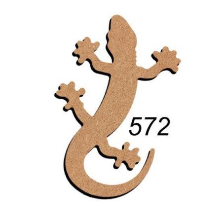 Lézard 15 cm support bois pour mosaïque