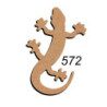 Lézard 15 cm support bois pour mosaïque