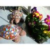 Tortue en mosaïque modèle image à reproduire en loisirs créatif