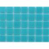 Vert bleu atoll mosaïque pâte de verre sans bulle 2 par 2cm par 25 carreaux