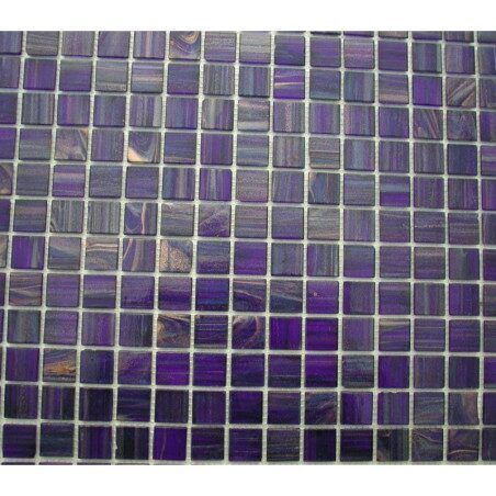 Bleu mosaïque pâte de verre bleu violet Extra Dark par plaque 32.5 cm