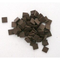 Brun chocolat micro mosaïque 1.2 cm grès antique Winckelmans 100g