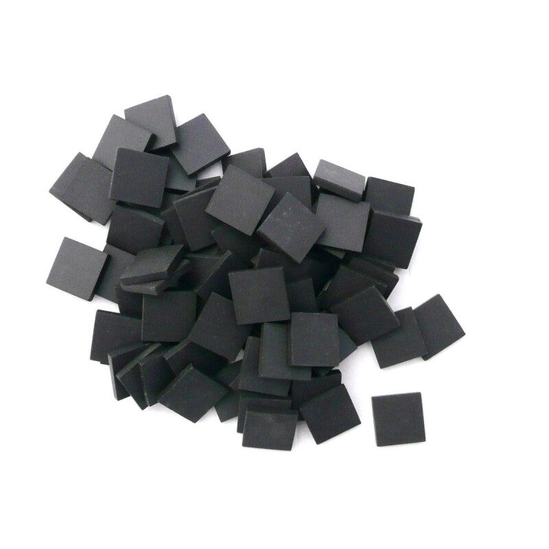 Noir micro mosaïque 1.2 cm grès antique Winckelmans 100g