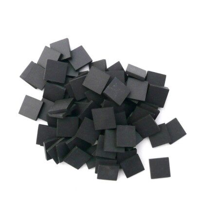 Noir micro mosaïque 1.2 cm grès antique Winckelmans 100g