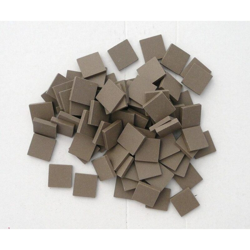Gris micro mosaïque 1.2 cm grès antique Winckelmans 100g