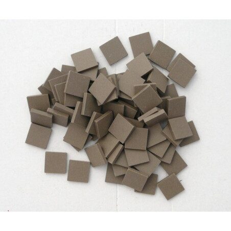 Gris micro mosaïque 1.2 cm grès antique Winckelmans 100g