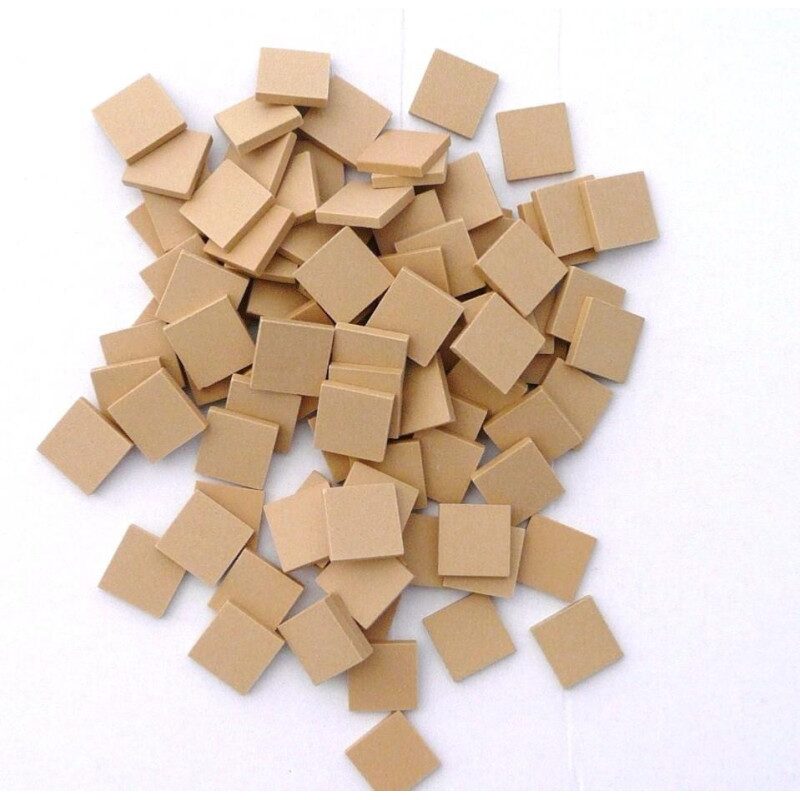 Jaune cognac micro mosaïque 1.2 cm grès antique Winckelmans 100g