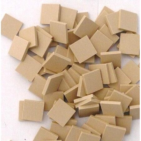 Blanc ivoire micro mosaïque 1.2 cm grès antique Winckelmans 100g