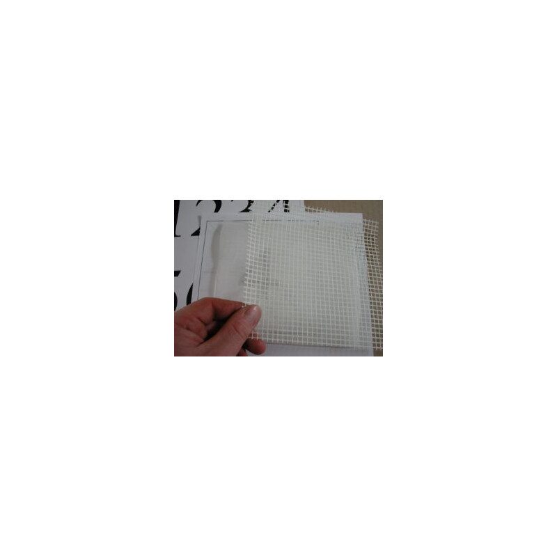 Filet de fibre de verre 1 m par 1 mètre  maille 2 mm pour mosaïque