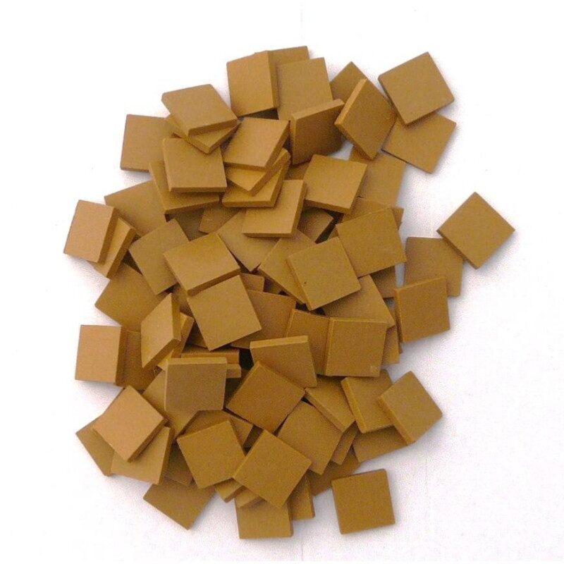 Jaune micro mosaïque 1.2 cm grès antique Winckelmans 100g