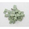 Vert pistache micro mosaïque 1.2 cm grès antique Winckelmans 100g