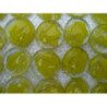 Jaune bille de verre jaune ruban galet de 30 mm par 10