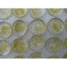 Jaune bille de verre jaune ruban galet de 30 mm par 10