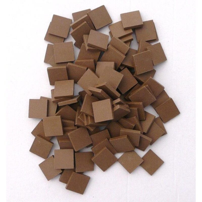 Brun café micro mosaïque 1.2 cm grès antique Winckelmans 100g