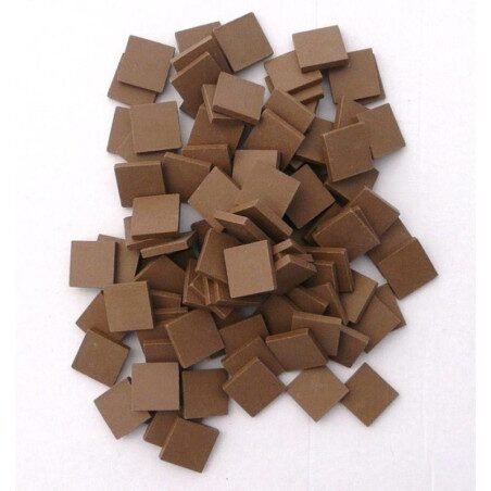 Brun café micro mosaïque 1.2 cm grès antique Winckelmans 100g