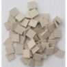 Brun lin micro mosaïque 1.2 cm grès antique Winckelmans 100g